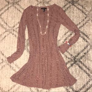 Cute cozy dress. Stylish and flirty